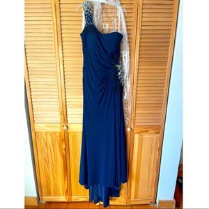 Terani Couture Navy Dress